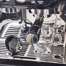 360Espresso Shot Mirror Coffee Extraction Reflective Mirror for Bottomless Portafilter Magnetic Adjustable Tools A