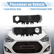 1 Para Wspornika Przedniego Zderzaka dla Veloster 2012-2017 86514-2V000 86513-2V000 Lewa Strona Kierowcy i Prawa Strona Pasażera