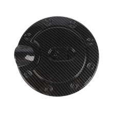 For  Chevy Silverado /  Sierra 2014-2018 Gas Tank Cover Trim Car Accessories ABS Carbon Fiber