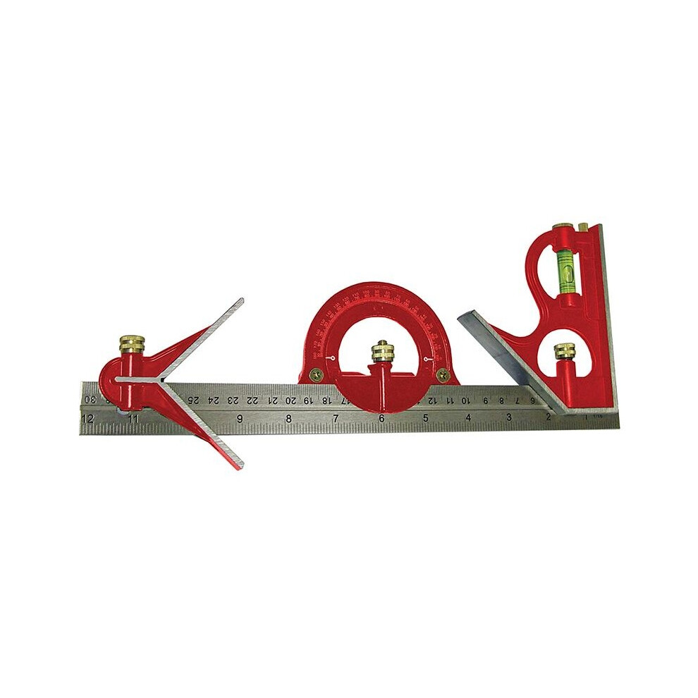 Faithfull Combination Square Set 300Mm (12In)