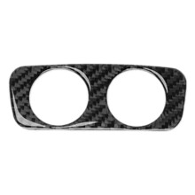 Carbon Fiber Rear Air Outlet Armrest Box Charge Plug Decorative Cover Interior Sticker for Stinger 2018-2023