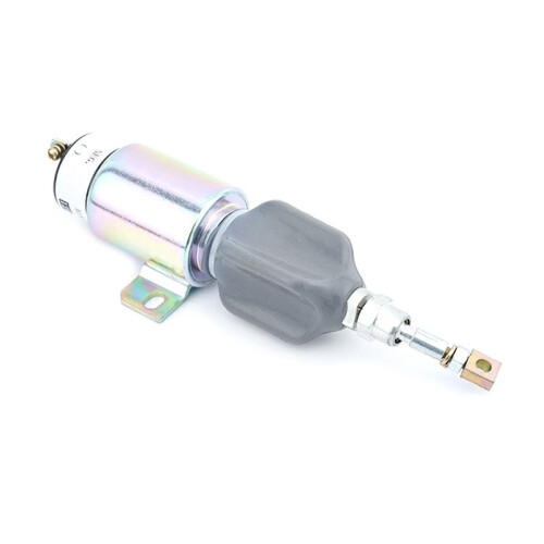 12V  Generator Set Engine Stop Solenoid Valve Excavator Fire Extinguisher Flameout Fuel 2