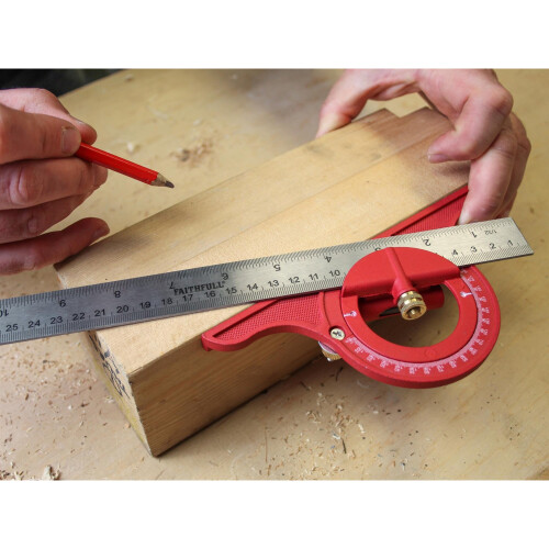 Faithfull Faithfull Combination Square Set 300mm (12in) 2
