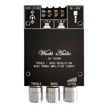 ZK-1002MT  5.0 Power Amplifier Board 100W Channel Amplifier Board Kit med Kortslutningsskydd APP-Kontroll