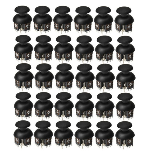 30PCS 3D Joystick Potentiometer+Joystick Cap for PS2/ 360 Game Controller 3D Analog Joystick B10K for  360