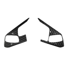 Autocollant de Panneau de Volant en Fibre de Carbone de Style de Voiture pour Corvette C8 2020-2023 la Décoration de Volant