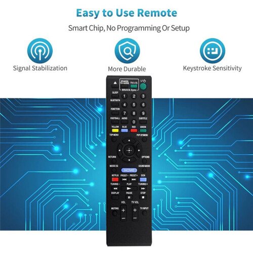 RM-ADP089 Replace Remote for  Blu-Ray Disc DVD BDV-E2100 BDVE3100 BDVE4100 BDVE6100 HBD-E2100 HBD-E3100 HBD-E6100 2