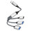 USB Splitter Cable Data Power Split Adapter USB C OTG Cable Phone Adapter, for Phone Laptop Tablet 1