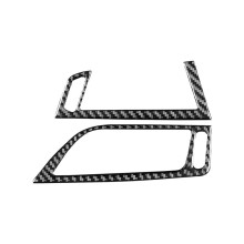 For 5 Series G30 G38 2018-2021 Carbon Fiber Car Instrument Panel Left Right Air Vent Trim Cover Interior Accessories