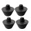 4Pcs Car Hood Buffer Block 873361 for  207 307 607 CC Bonnet Buffer Machine Cover Rubber Pier Buffer Block 1