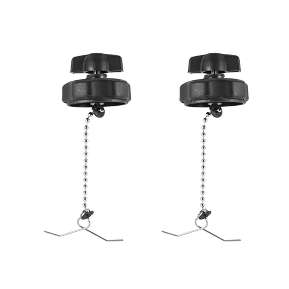 2Pcs Fuel Tank Cap For And The Cap For Hidea 2.5F 3.5F 4F 2 Stroke 4Hp 3.5Hp 6Hp Black 4711882033951