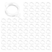 Plastic Plant Support Clips Reusable Plant Vine Protection Grafting Fixing Tool for Vegetable Tomato Garden Supplies,B