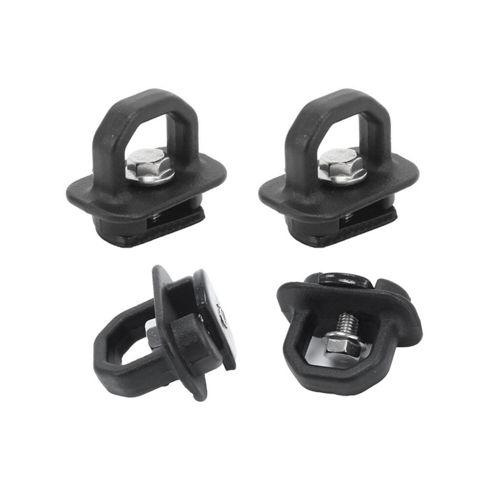 Truck Bed Side Wall Anchors 4Pcs Set Tie Downs Anchor For Chevy Silverdo Pickup Anchor Truck Bed Black 6034197958343