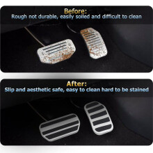 Foot Pedal Pads for F150 2021-2023 Brake and Accelerator Gas Pedal Covers Car Replacement Pedals Accessories