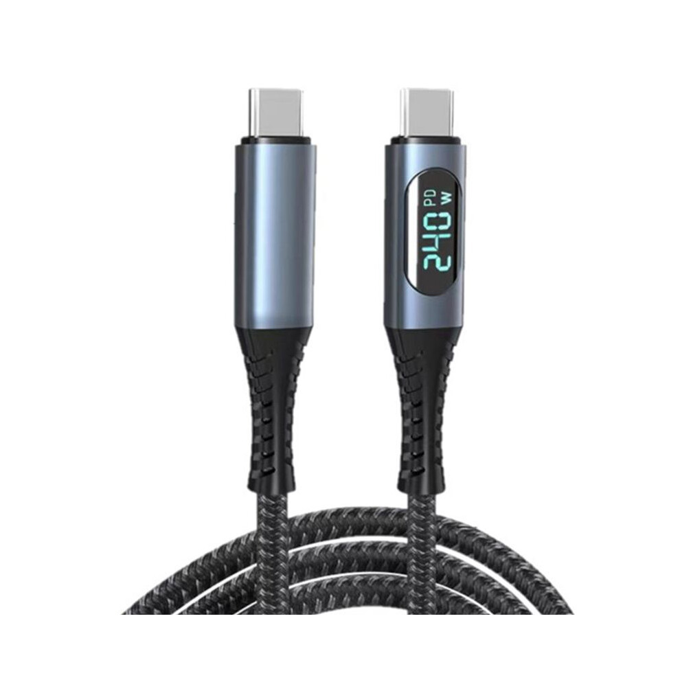 Usb C Cable With Led Display Supports 8K Video 40Gbps 240W Usb C Charging Cable 4711949362536