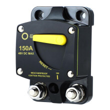 Circuit Breaker Fuse Reset 12-48V Car Audio Amplifier Circuit Breaker Waterproof, 150A