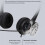 Headset 3.5MM Headset Exam Wired Headset Business Operator Special Computer Hearing Multi-Function Earphone, A 3