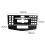 Carbon Fiber Console CD Panel Trim for - C Class W204 2007-2010 7