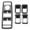 Car Interior Decor Door Window  Cover Trims For   A B C E Cla Gla Glk Ml Gle Class W204 1