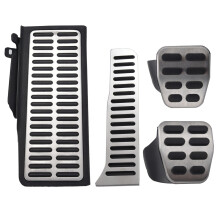 Pedal i Rostfritt StåL för Bil för 5 6 Mk5 Mk6 Mk5 för Octavia A5/At/Mt 4Pc