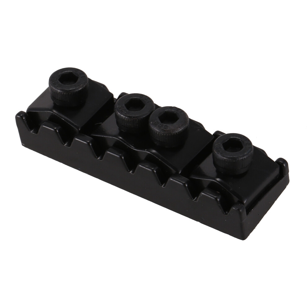 7 String Locking Nut Electric Guitar Nut Tremolo Bridge 48Mm (Black) 4713427080987