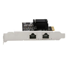 PCIE to 2-Port 2.5G Gigabit Network Card Server Desktop Soft Routing 2500M High-Speed RJ45 RTL8125BG