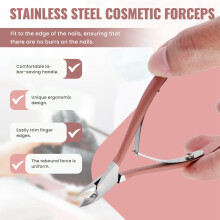 Nail Cuticle Pusher Tweezer Cutter Nipper Clipper Dead Skin Remover Manicure Art Grooming Tool Beauty Nail Pliers