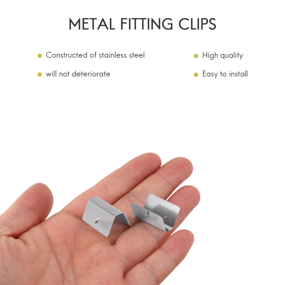 10 Pcs Car Rain Eyebrow Clip Wind Rain Deflector Metal Fitting Clips Replacement For Heko G3 Send Clip 6031106878129