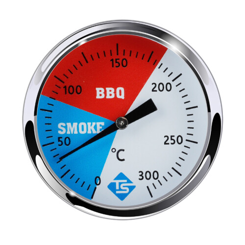 TS 300 Celsius 2 Polegadas Churrasqueira de AçO InoxidáVel Churrasqueira Churrasqueira TermôMetro Medidor de Temperatura