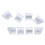 Car Styling  Adjust Memory 1 2 3 M Button Cover Sitckers for   GLA CLA GLK GLE CLS ML GL a B C E Class 6