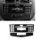 Carbon Fiber Console CD Panel Trim for - C Class W204 2007-2010 3