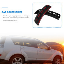 Front Bumper Air Outlet Stickers Trim Cover for a Class W177 A180 A200 A220 A250 Sports Accessories Car Styling(Black)