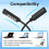 Type C PD Charging Cable USB C Female Power Supply Charger Adapter Converter for Microsof Surface Pro 1/2 Tablet 3