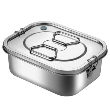 Rvs Lunchbox Metalen Bento Box Snack Voedsel Container Outdoor Opbergdoos Lunchbox voor Kinderen