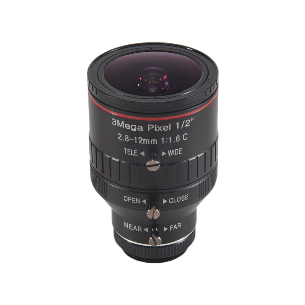 Industrial Lens Manual Iris Zoom 2.8-12Mm 3Mp C Mount Lens Cctv Lens Camera Accessories 4712105178862
