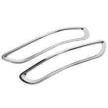 for Sportage KX5 QL 2015 2016 2017 2018 ABS Chrome Rear Reflector Fog Light Lamp Cover Trim Bezel Frame Car Styling