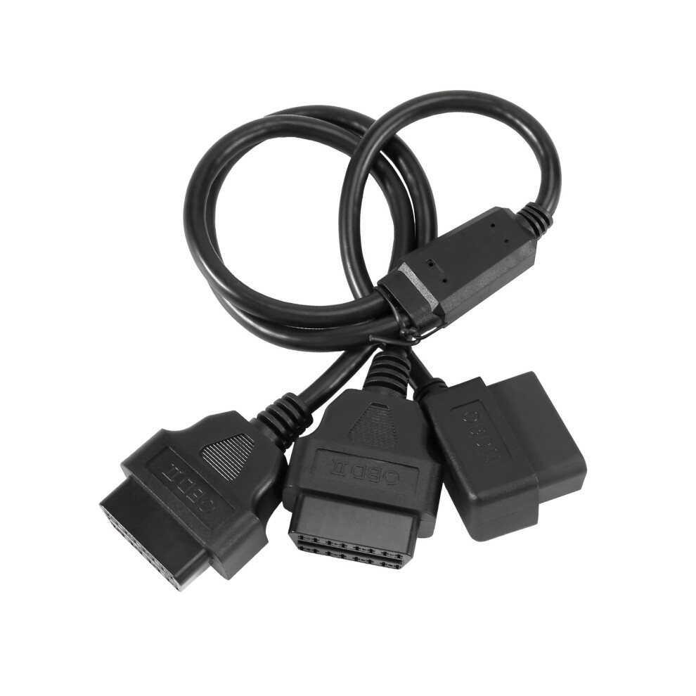 50Cm Y Style Obd 2 Obdii Adapter Splitter Cable Male To Dual Female Obd2 Diagnostic-Tool Car Connector Cable 6033381142162