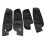 4Pcs Microfiber Leather Interior Door Handle Armrest Panel Cover Protective Trim for  2017 2018 2019 1