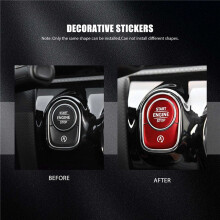 Auto Start Stop Engine Push  Buttons Cover Stickers for   A Class W177 GLE W167 GLB
