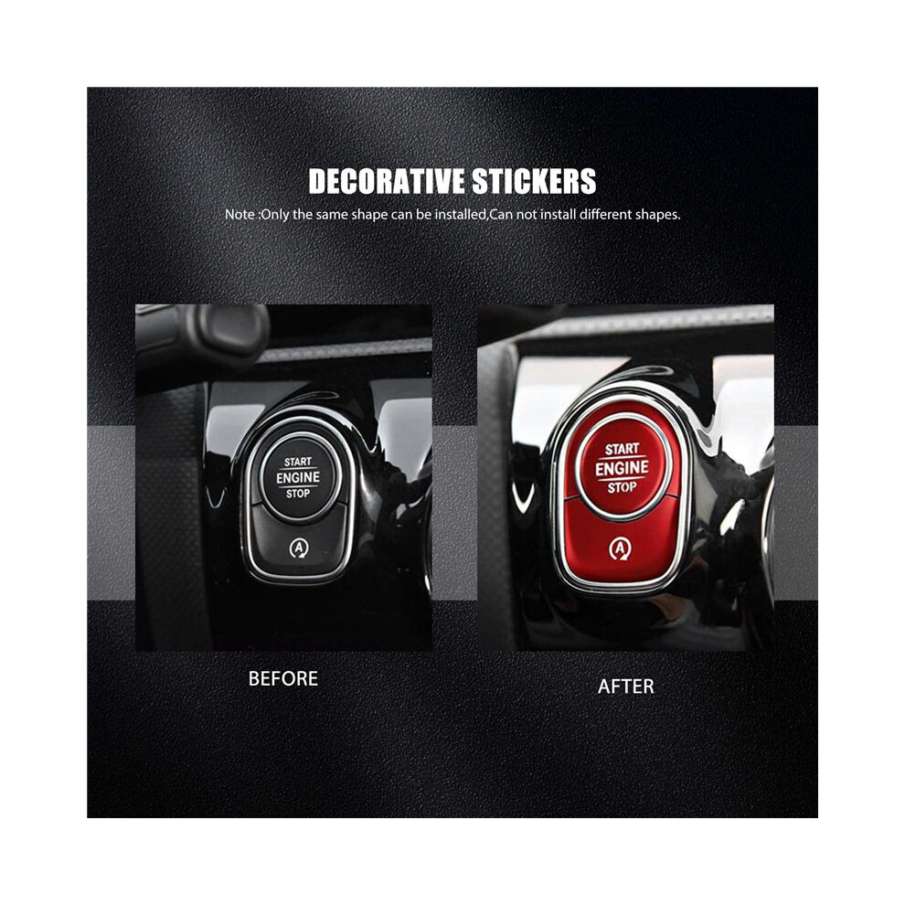 Auto Start Stop Engine Push Buttons Cover Stickers For A Class W177 Gle W167 Glb 4711121441042