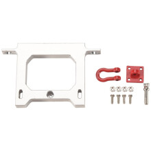 Metal Rear Bumper with Trailer Tow Hook for WPL C14 C24 B16 B36 B14 B24 FY004 RC Truck Car Upgrade Parts Accessories