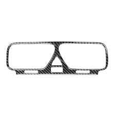 Carbon Fiber Interior Modification Central Control Car Air Outlet Vents Sticker Decorative Frame for