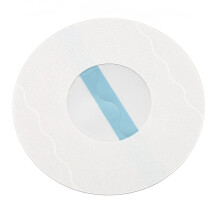 20er Pack TPU-Sensorabdeckungen Durchmesser 9 cm transparent blau