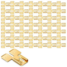 Conector de Pá Duplo 50 Unidades, Desconexão Rápida, Adaptador de Terminais de Fio de 2 Vias, Conector Automotivo de Pá Dupla