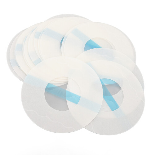 20er Pack TPU-Sensorabdeckungen Durchmesser 9 cm transparent blau 2