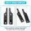 Bumper Face Bar Bracket Retainer Mounting for - E250 E350 E400 E550 2128810106 2128810206 7