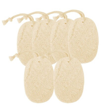 6 PCS Kitchen Loofah Sponge, Eco Friendly Clean Durable Non-Scratch Brush, Made From Plant-Based Fibers, Oil Non-Stick