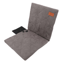 Tragbares beheiztes Sitzkissen 84x41 cm grau 485 g