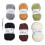 6 Rollen Scrubby-Garn Sparkle-Glitzer Erdfarbton 14