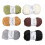 6 Rollen Scrubby-Garn Sparkle-Glitzer Erdfarbton 15